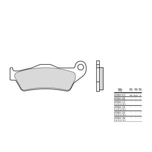 Plaquettes de Frein Fritté...