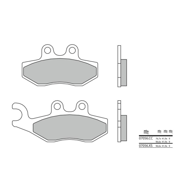 Plaquettes de Frein Fritté Brembo...