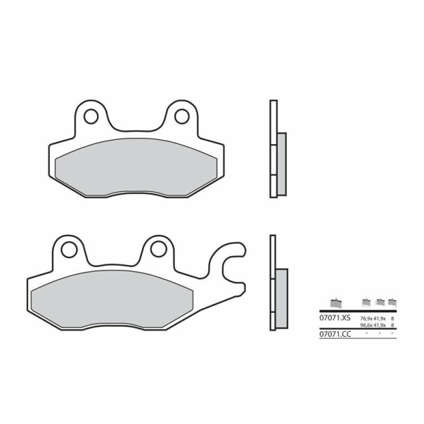Plaquettes de Frein Fritté Brembo...