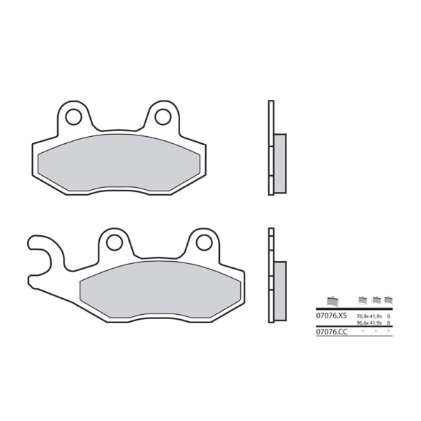 Plaquettes de Frein Organiques Brembo...