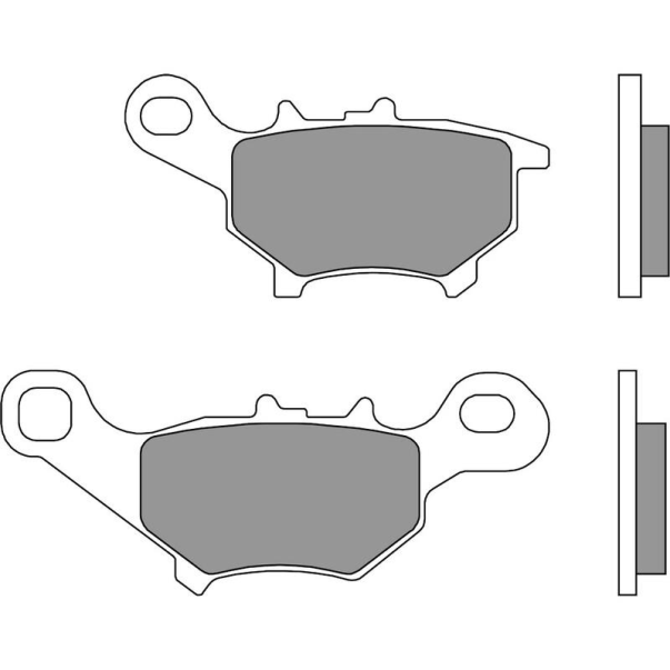 Plaquettes de Frein Organiques Brembo...