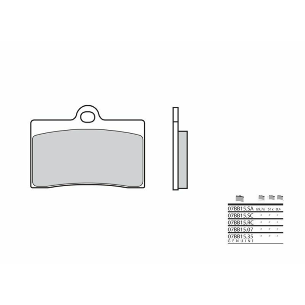 Pastillas Freno Sinterizadas...
