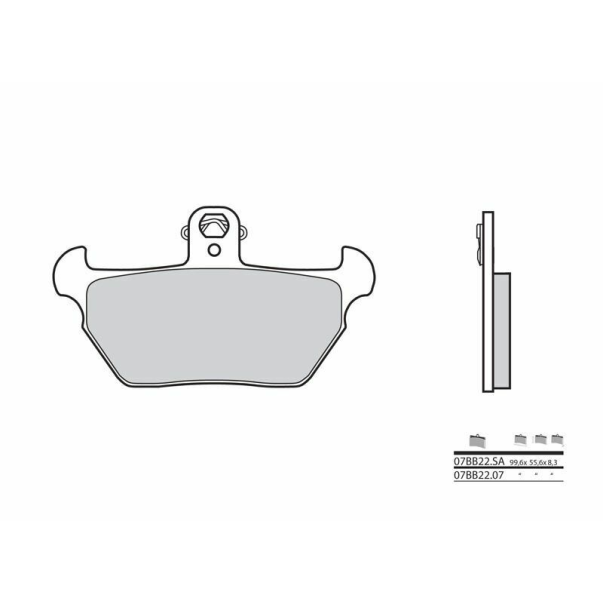 Plaquettes de Frein Fritté Brembo...