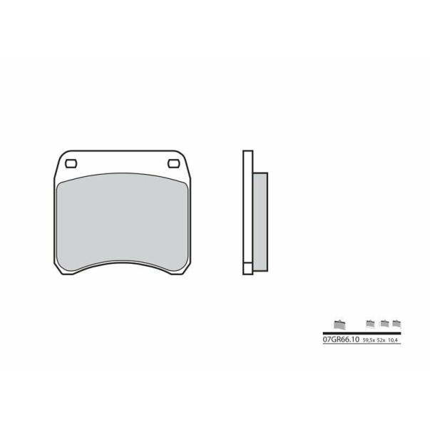 Brake Pads  Brembo Road Carbon...