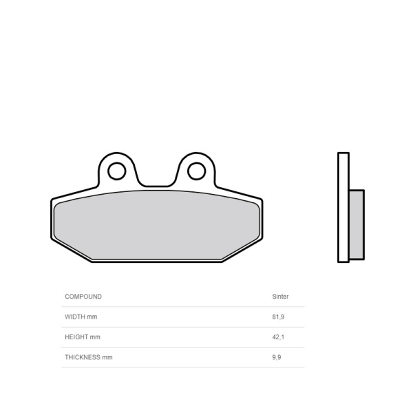 Brembo pads 07Hd23Sp Sintered
