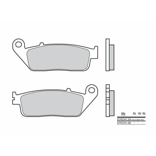 Plaquettes de Frein Organiques Brembo...