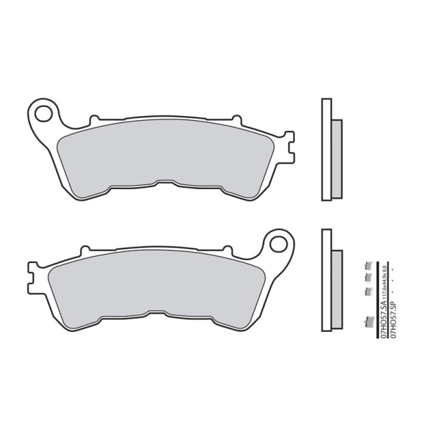 Sintered Brake Pads Brembo 07Ho57La