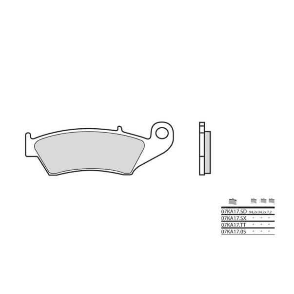 Plaquettes de Frein Fritté Brembo...