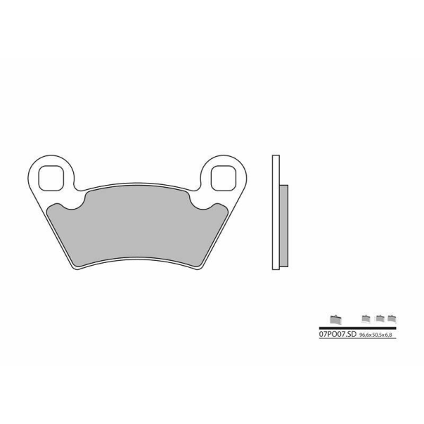 Plaquettes de Frein Fritté Brembo...
