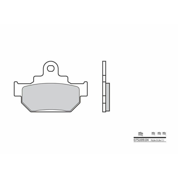 Plaquettes de Frein Organiques Brembo...