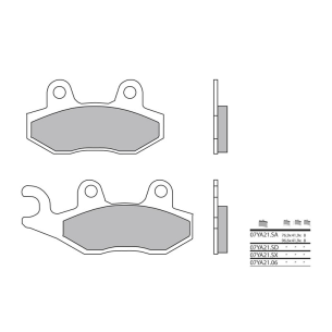 Plaquettes de Frein  Brembo...