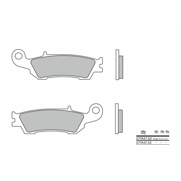 Front Brake Pads Brembo Yamaha YZ...