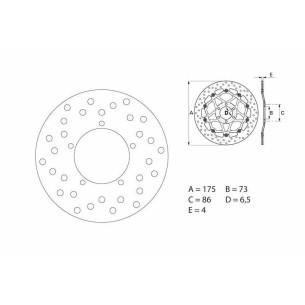 Disque Frein Brembo 68B40713