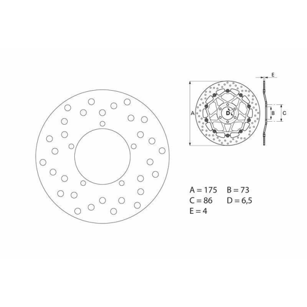Disque Frein Brembo 68B40713