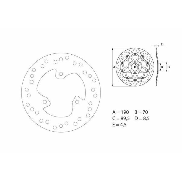 Disco Travão Brembo 68B40719