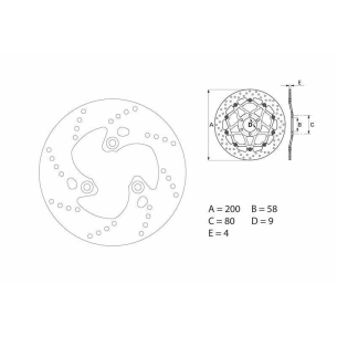 Disque Frein Brembo 68B40721