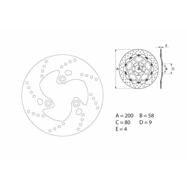 Disque Frein Brembo 68B40721