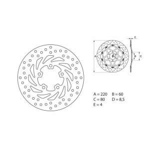 Disque Frein Brembo 68B40732
