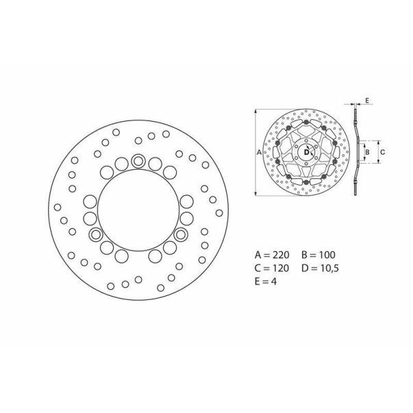 Disque Frein Brembo 68B40737