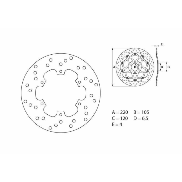 Disque Frein Brembo 68B40738