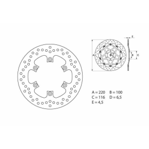 Disque Frein Brembo 68B40746