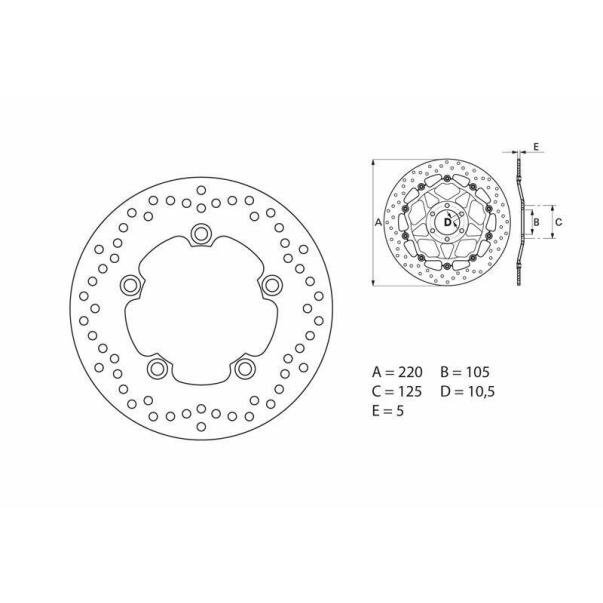Disco Travão Brembo 68B40750