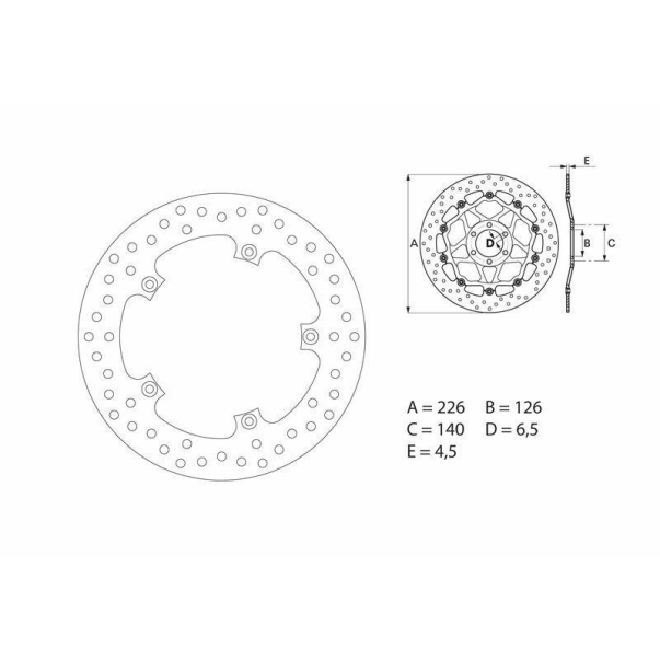 Disque Frein Brembo 68B40751
