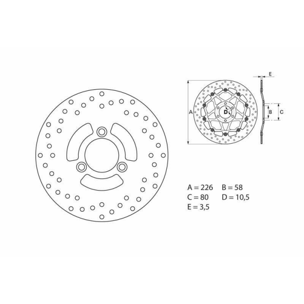 Disque Frein Brembo 68B40757