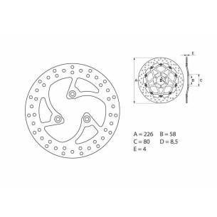 Disco Travão Brembo 68B40758