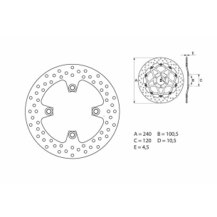 Disque Frein Brembo 68B40779