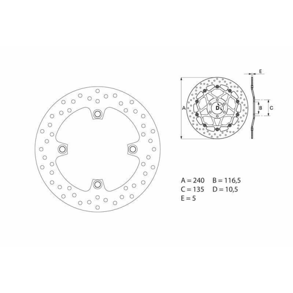 Disque Frein Brembo 68B40783