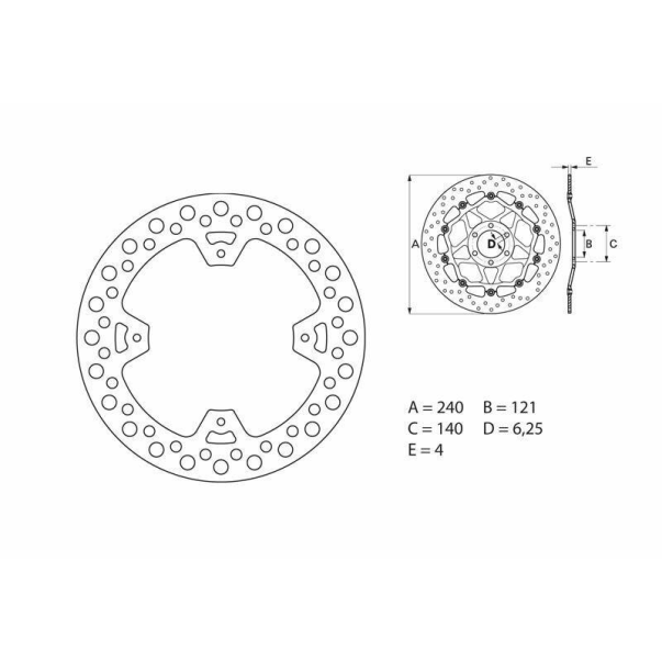 Disque Frein Brembo 68B40786