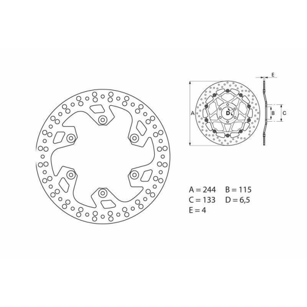 Disque Frein Brembo 68B40790