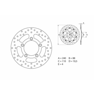 Disco Travão Brembo 68B40795
