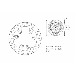 Disque Frein Brembo 68B40796