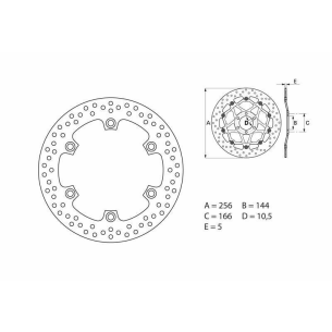 Disque Frein Brembo 68B407A6