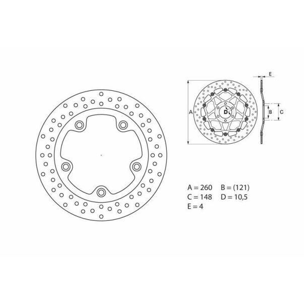Disco Travão Brembo 68B407A7