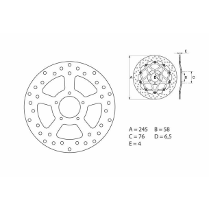 Disque Frein Brembo 68B407A9