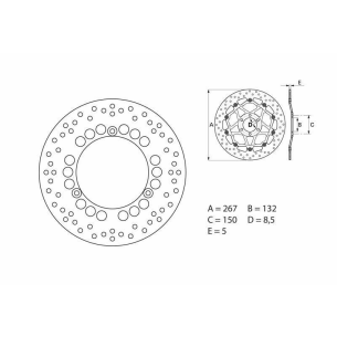 Disque Frein Brembo 68B407C4