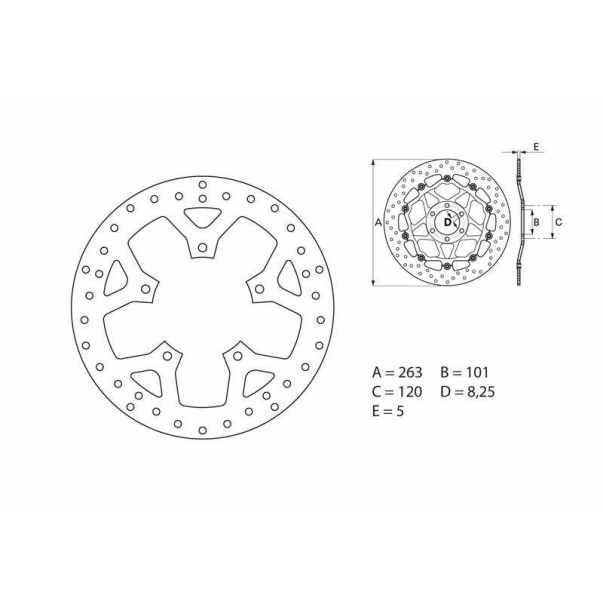 Disco Travão Brembo 68B407D9