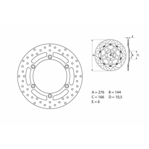 Disque Frein Brembo 68B407E7