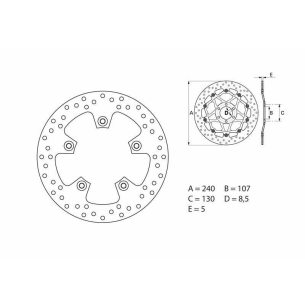 Disco Travão Brembo 68B407F1
