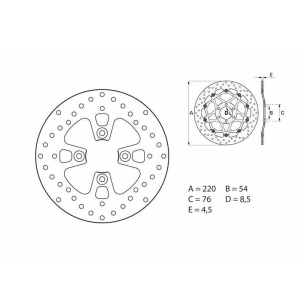Disco Travão Brembo 68B407G3