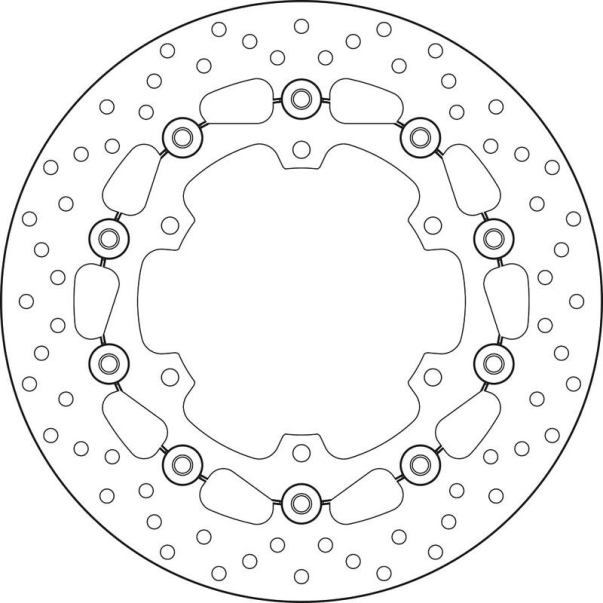 Floating Brake Disc Brembo 78B40843