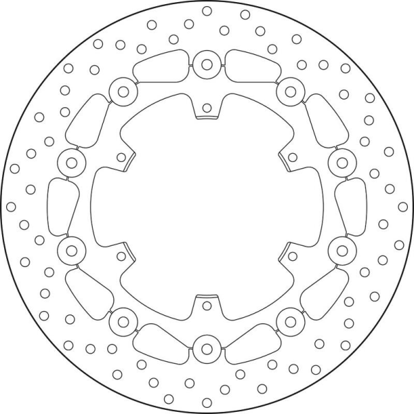 Disco Travão Flotante Brembo 78B40887