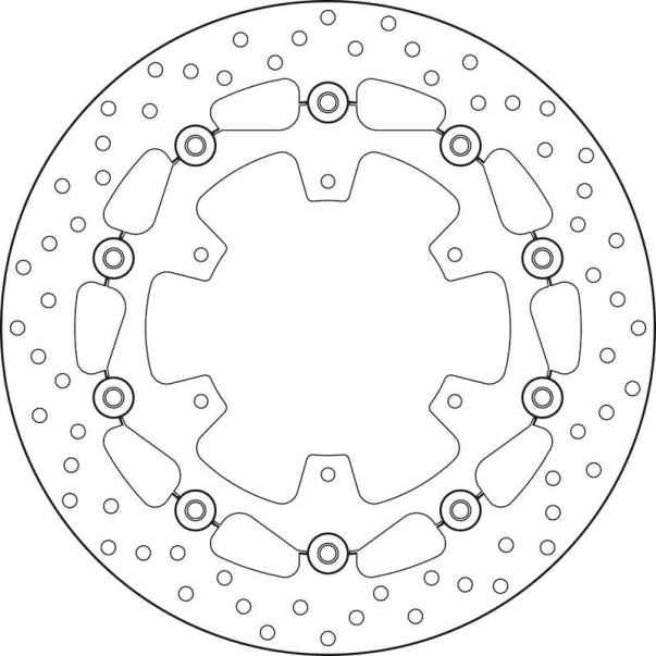 Disque Frein Flottant Brembo 78B408A8