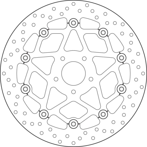 Disque Frein Flottant Brembo 78B408B0