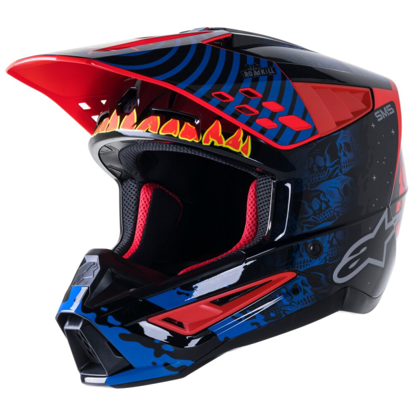 Capacete Alpinestars S-M5 Solar Flare...