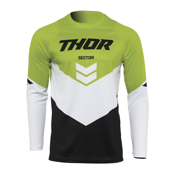 Jersey Thor S22 Sector Chev Negro/Verde