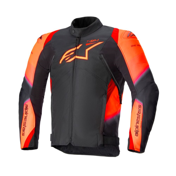 T-Sp 1 V2 Waterproof Jacket Black Red...